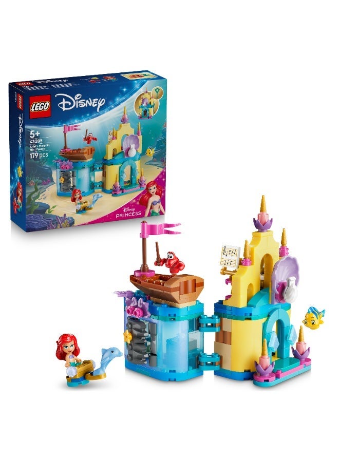 LEGO Disney Princess Ariel’s Magical Mini Palace Toy 43285 (Age 5+, 179 Pieces) - Image 1